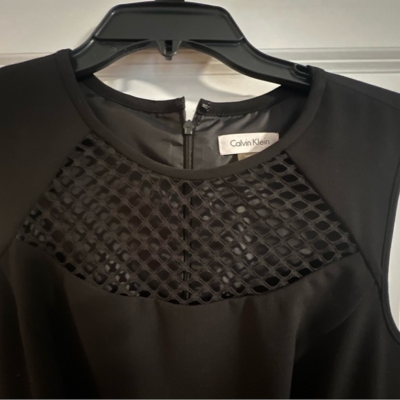 Calvin Klein Black Sheath  Sleeveless Dress - Picture 1 of 5